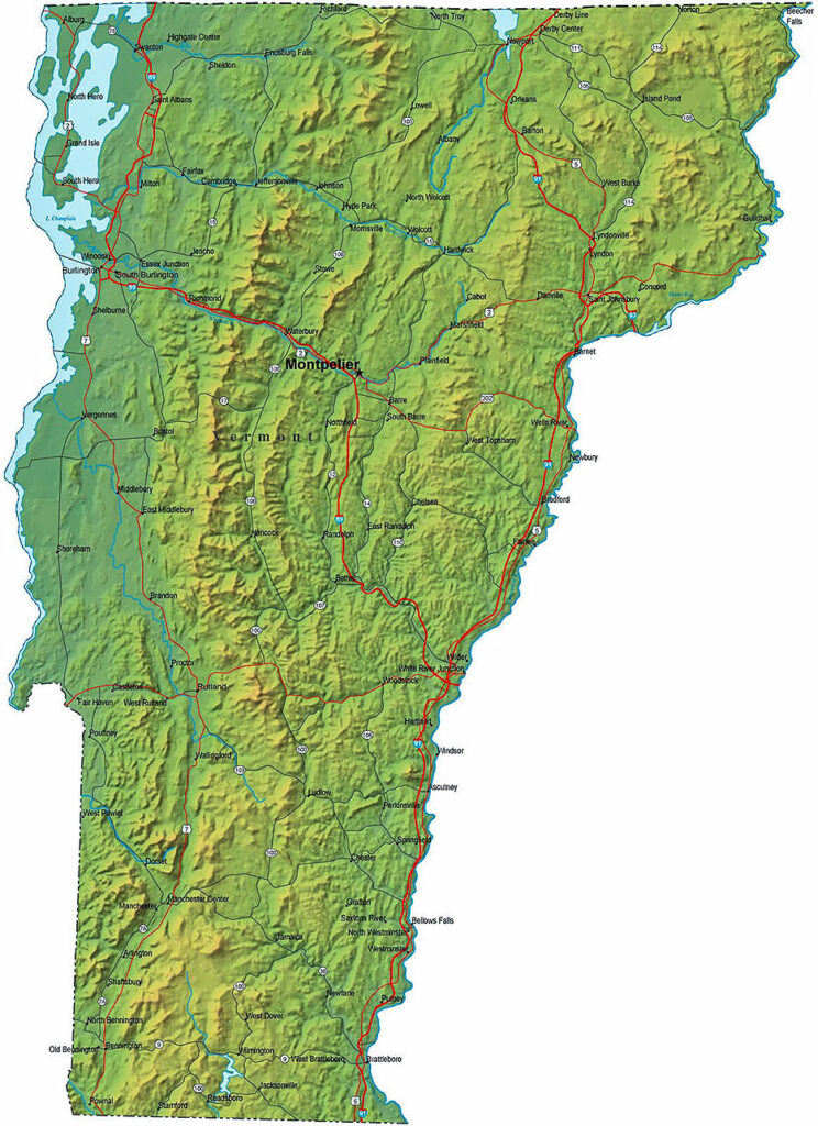 We LoVermont - Vermont Ski Resorts Map