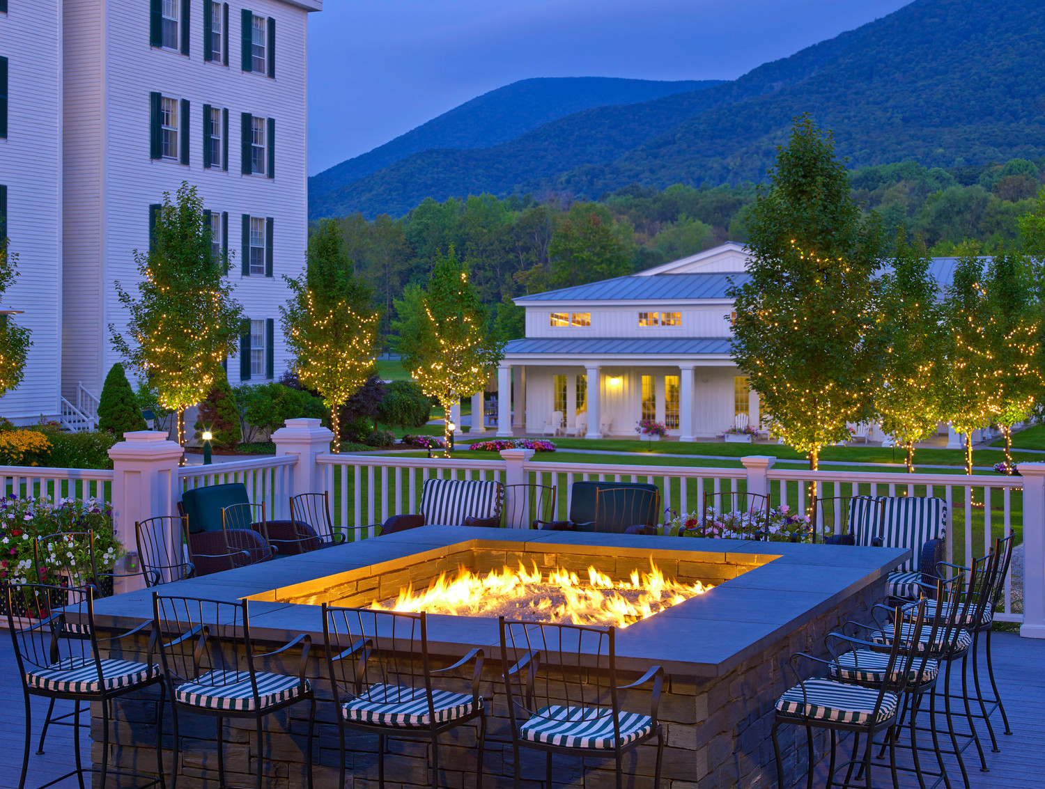 Equinox Fire Pit on Falcon Deck