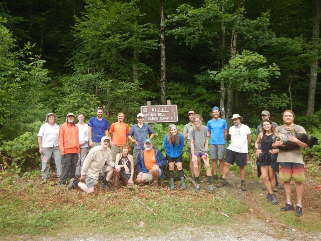 Locals and hikers gather at a GMC Bennington event held in a previous year. Photo by Lorna Cheriton.