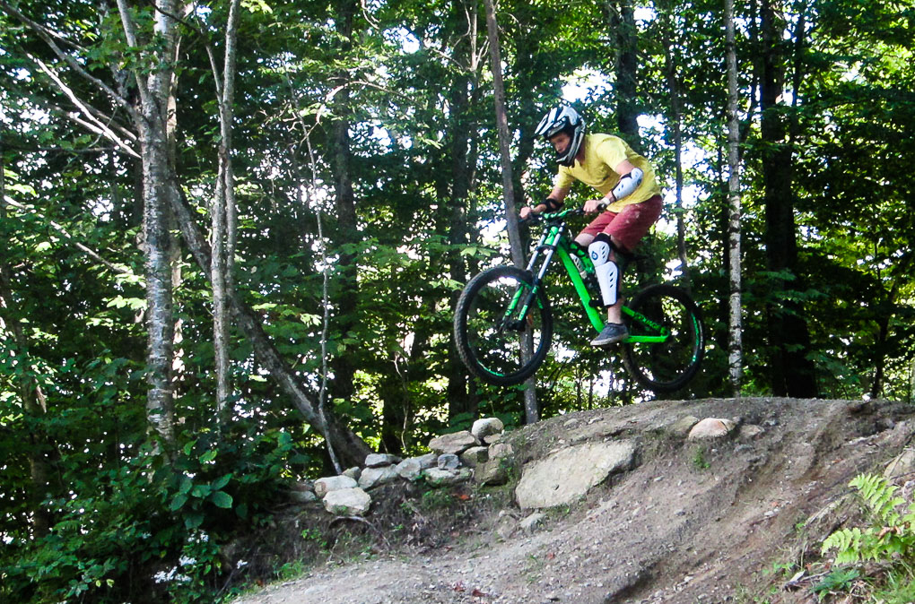 mountain biking