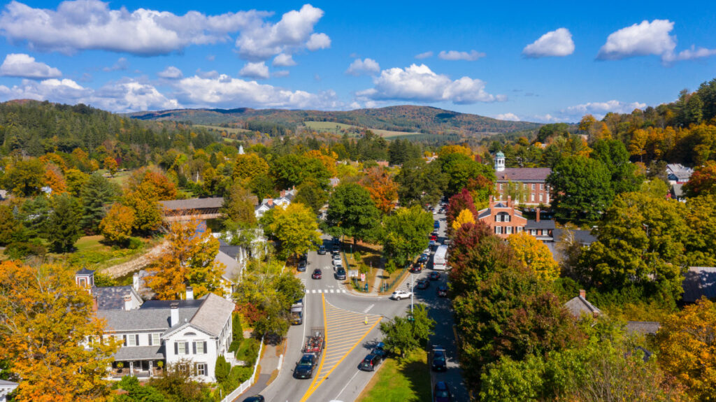 Woodstock Vermont Drone 9 30 2024 18