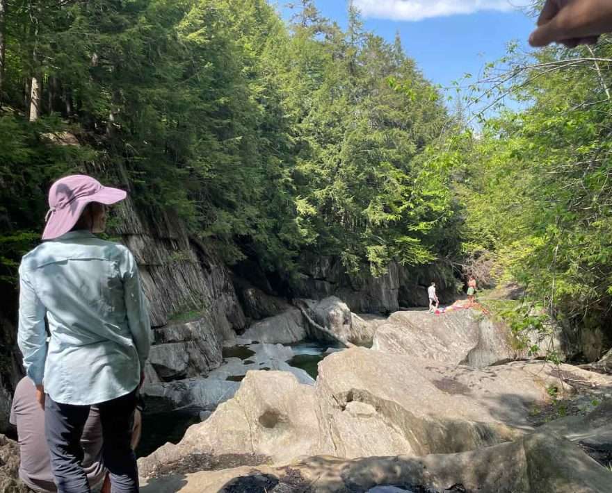 Rocks at Warren Falls